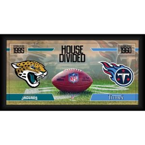 Jacksonville Jaguars vs. Tennessee Titans House Divided Football Collage