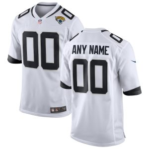 Men’s Jacksonville Jaguars Nike White NFL Custom Game Jersey