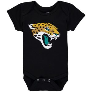 Newborn Jacksonville Jaguars Black Team Logo Bodysuit