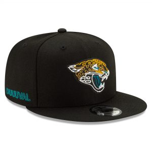 Jacksonville Jaguars New Era Youth 2020 NFL Draft 9FIFTY Adjustable Snapback Hat – Black